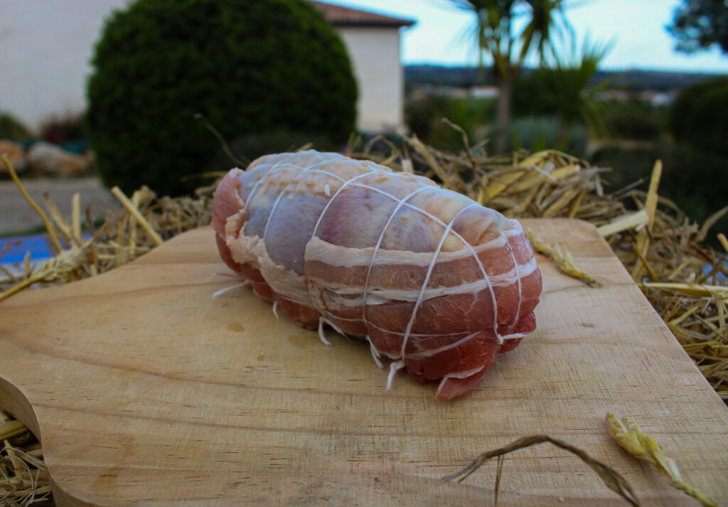 Cuisse désossée au chèvre ou roquefort