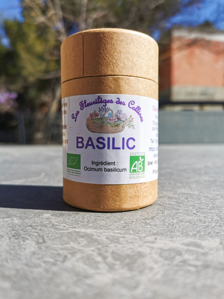 Basilic issus de l'Agriculture Biologique